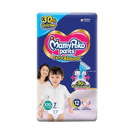 MamyPoko Baby Diapers Pants Extra Absorb Small